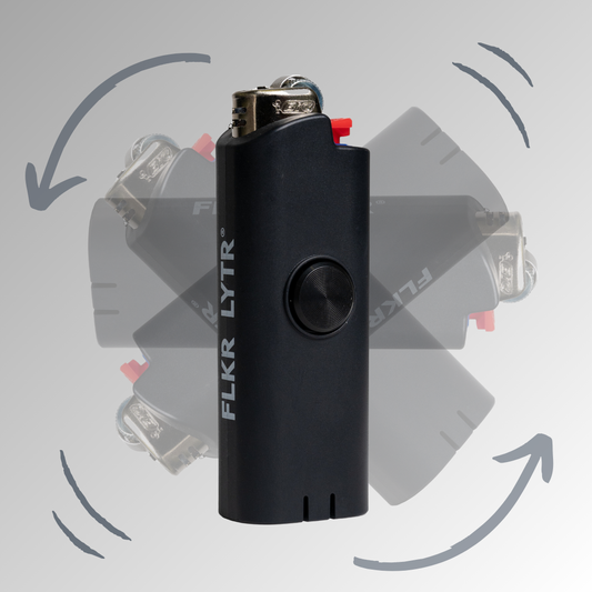 FLKR LYTR® Amazon Prime Fidget Spinner Lighter Case Amazon Must Have "DRK NYTE" for Bic® Spinner Lighter Case | FLKR LYTR - $9.99