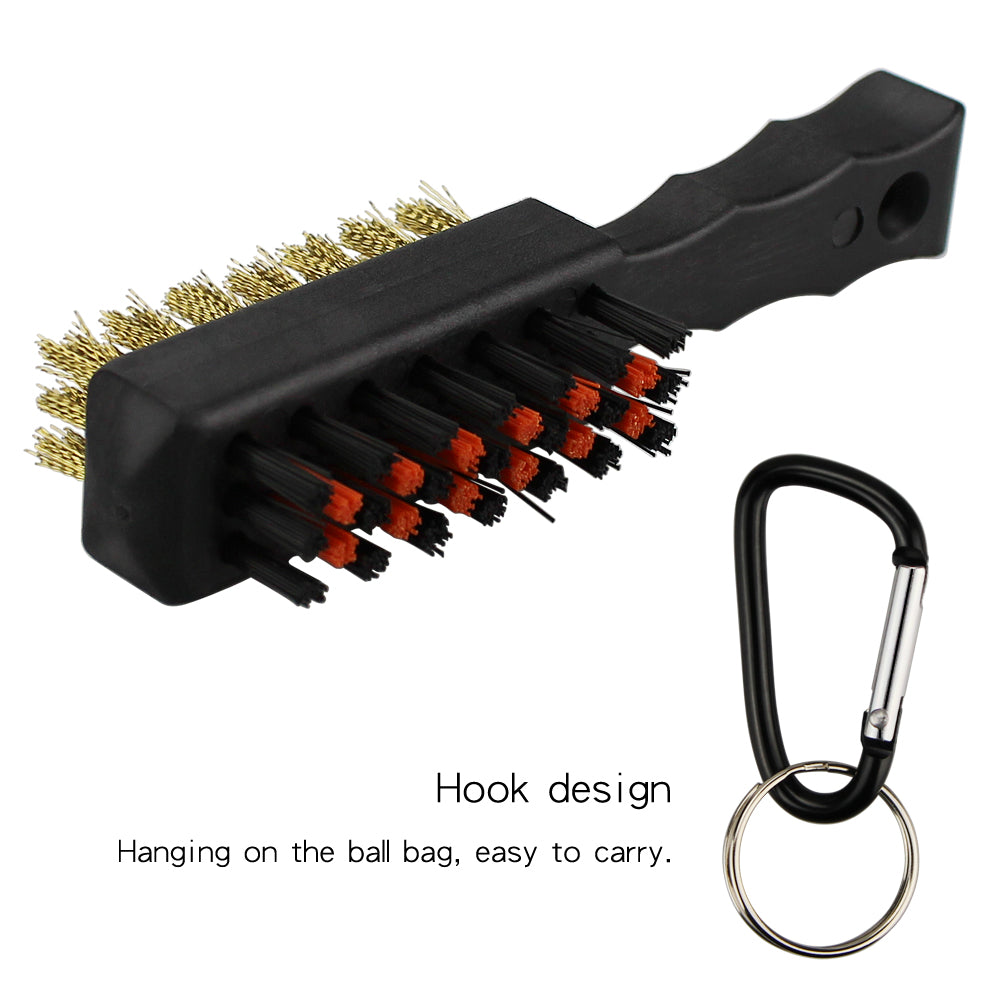 Dual-Sided Golf Club Brush